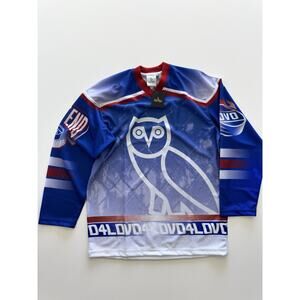 OVO4L October’s Very Own WEST END HOCKEY JERSEY - Men’s Small Blue NWT